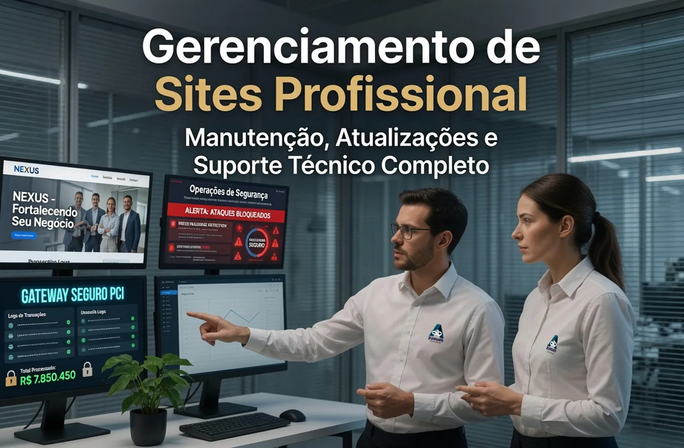 Serviço de Gerenciamento Profissional de Websites